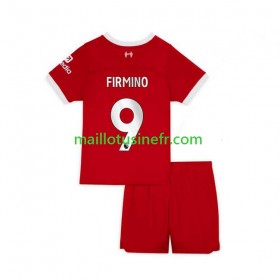 Maillot de Foot Liverpool Roberto Firmino 9 Domicile 2023-24 - Enfant